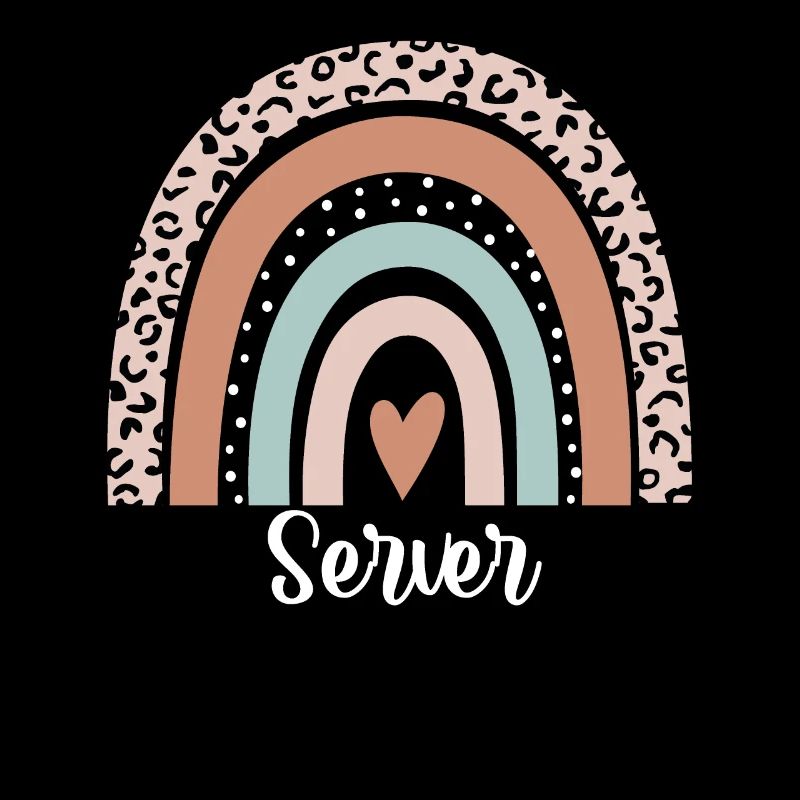 Server Rainbow Leopard Lustige Server-Wertschätzung