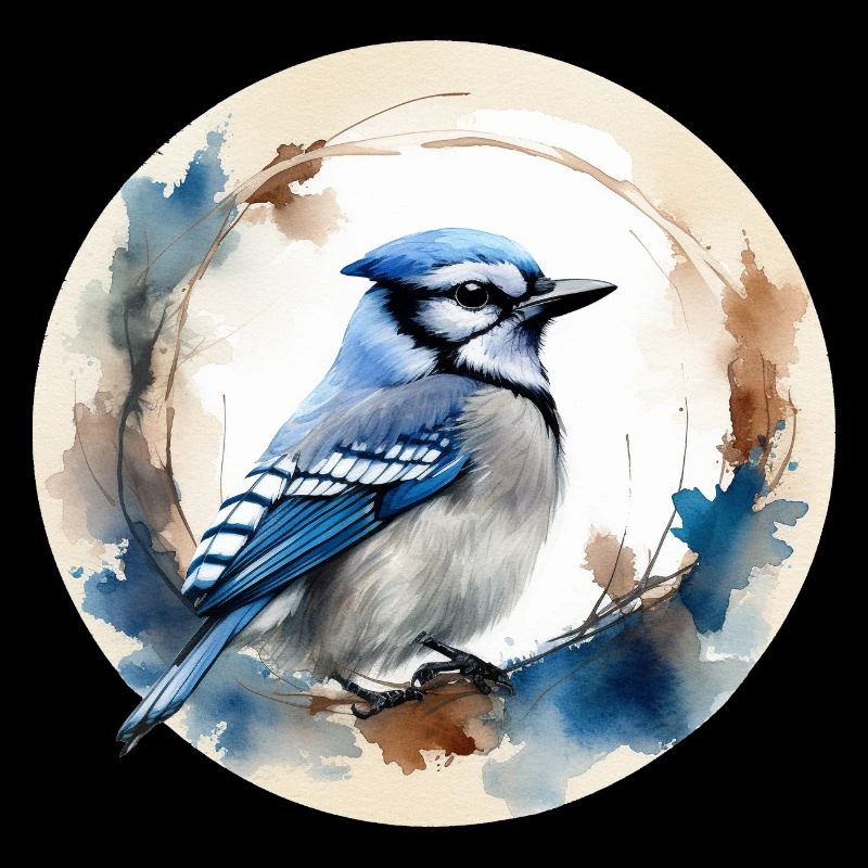 Blue jay bird