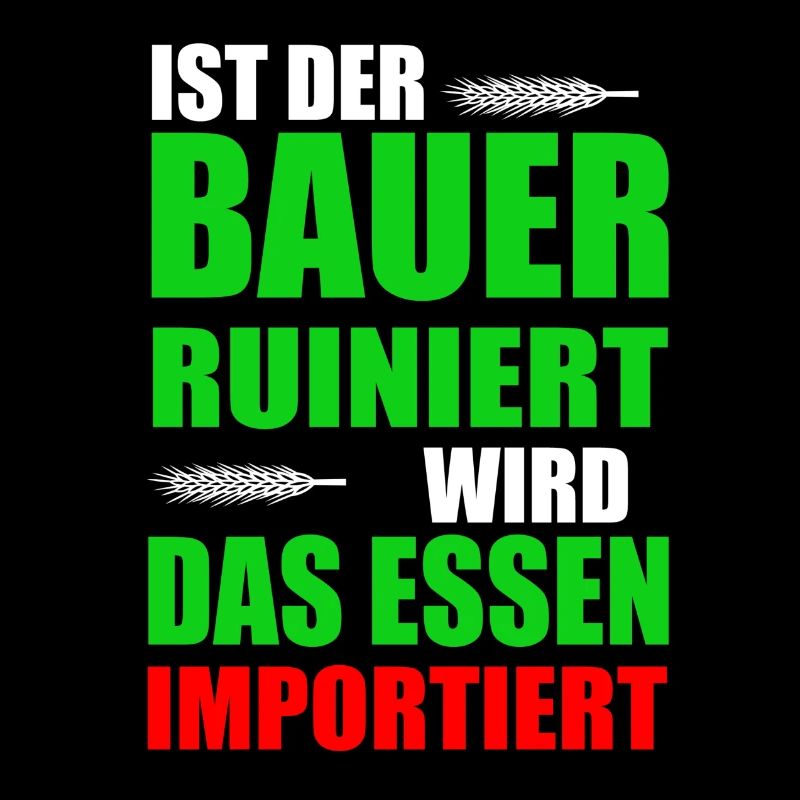 Ist Der Bauer Ruiniert Wird Das Essen Importiert
