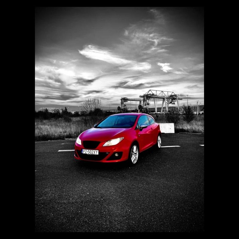 Red car