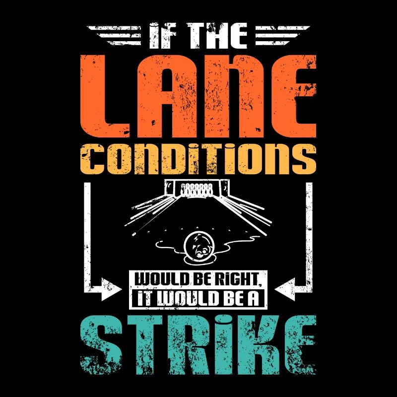 Funny bowling lane strike