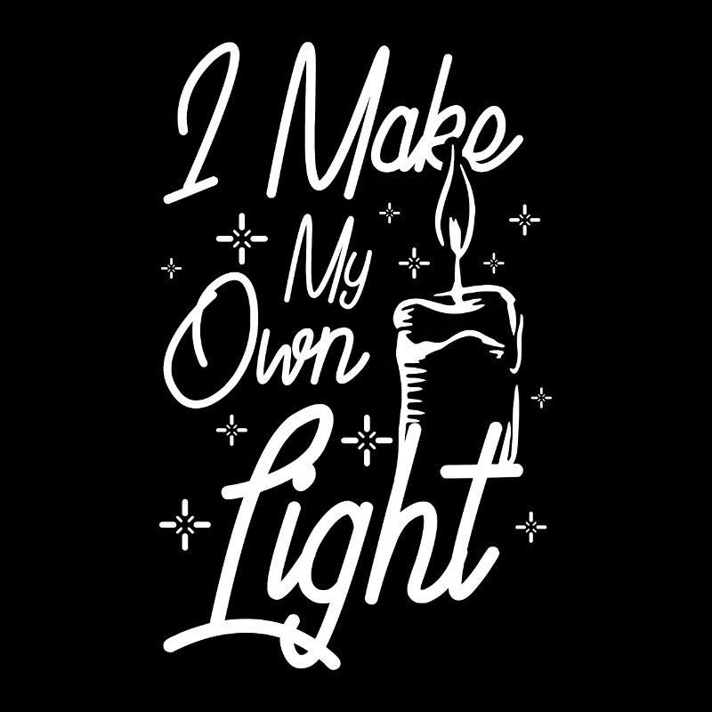 I make my own light, candle making