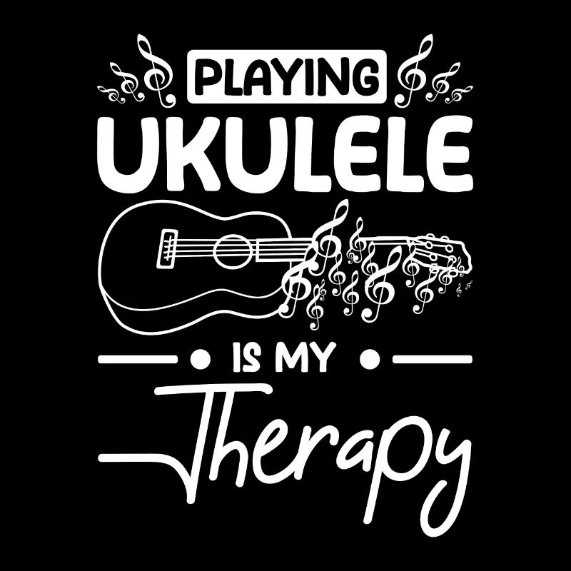 Playing ukulele is my therapy