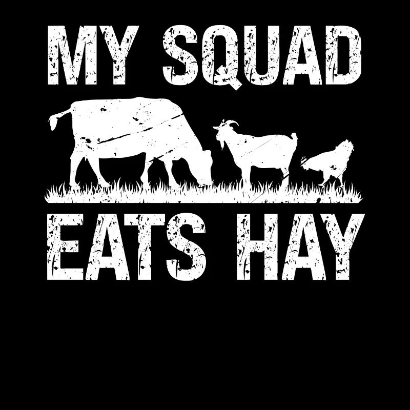 My troop eats hay
