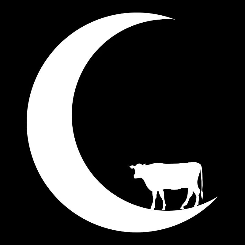 Crescent Moon - Cow -
