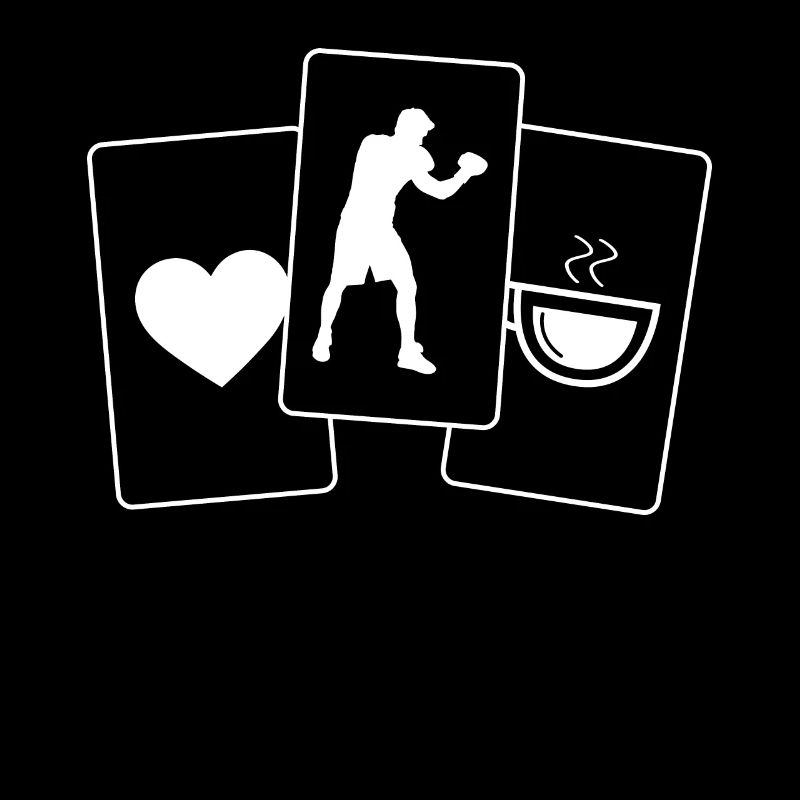 Herz - Kaffee - Kerl Boxen -