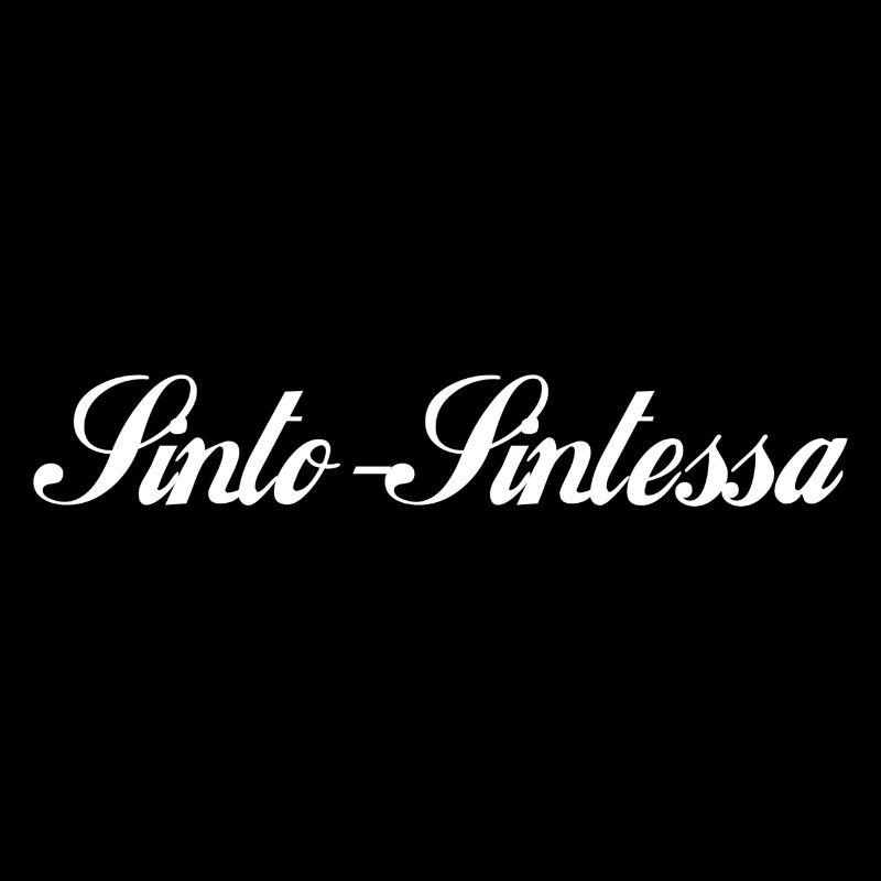 Sinto-Sintessa -Lettrage blanc