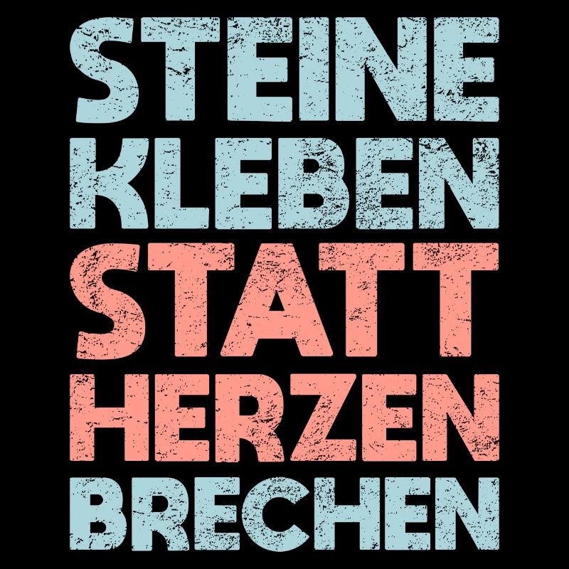 Steine Kleben Statt Herzen Brechen