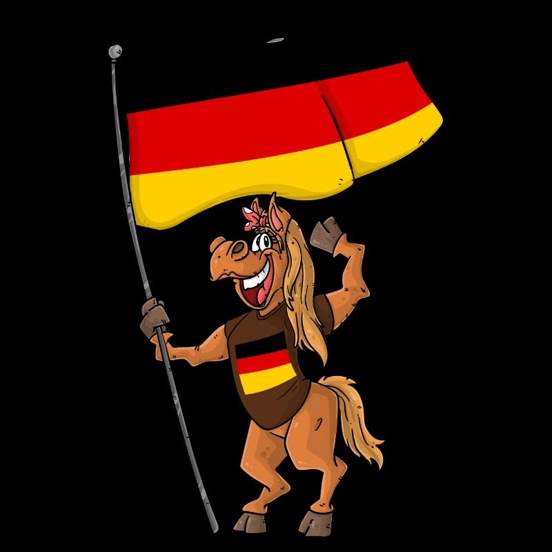 Deutsches Fan Pferd