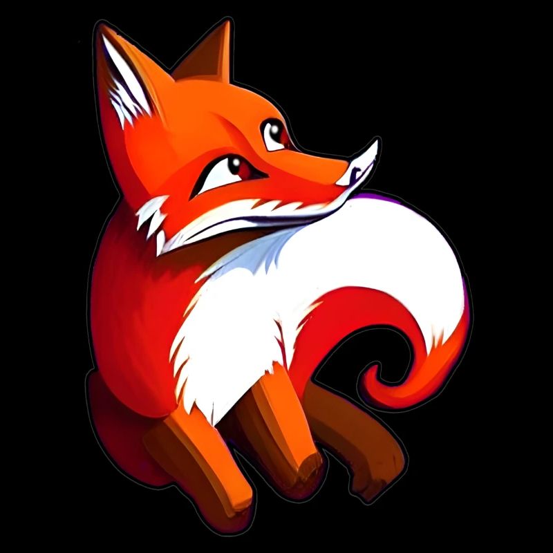 Bottomless cheerful Fox