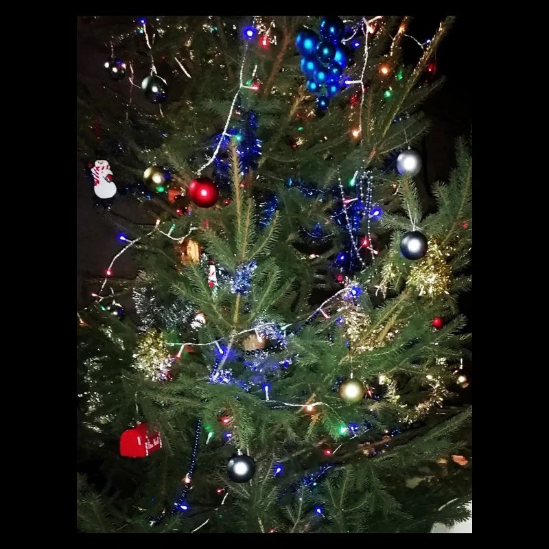 sapin decoré