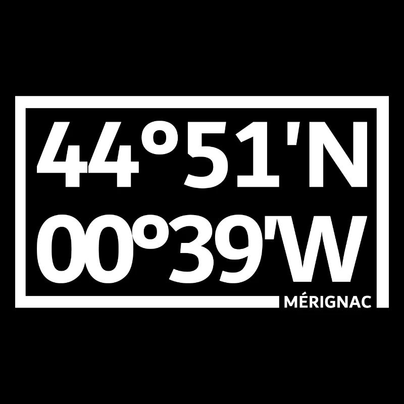 Mérignac coordinates