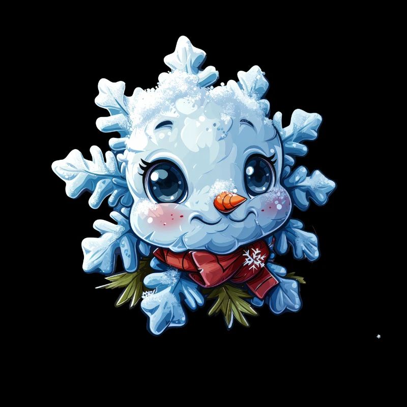 Flocon de neige pour les enfants