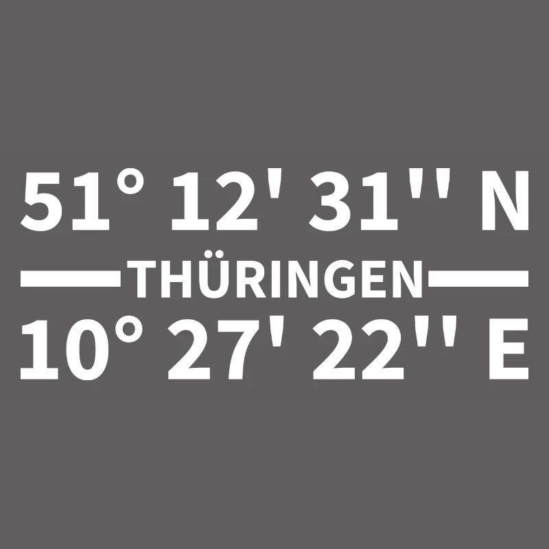 Thuringia coordinates