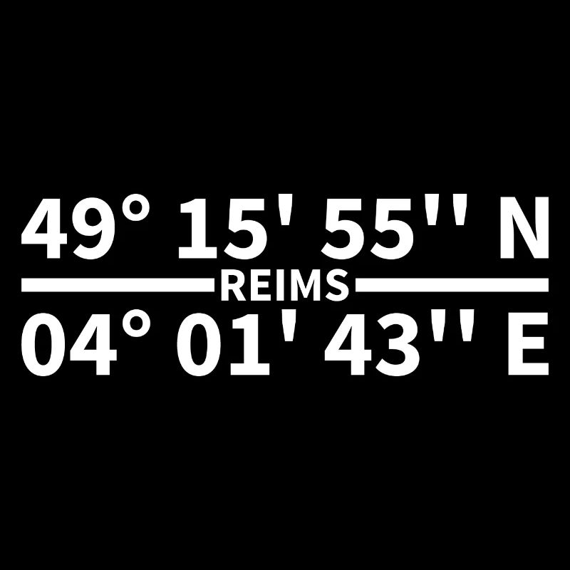 Coordonnées de Reims