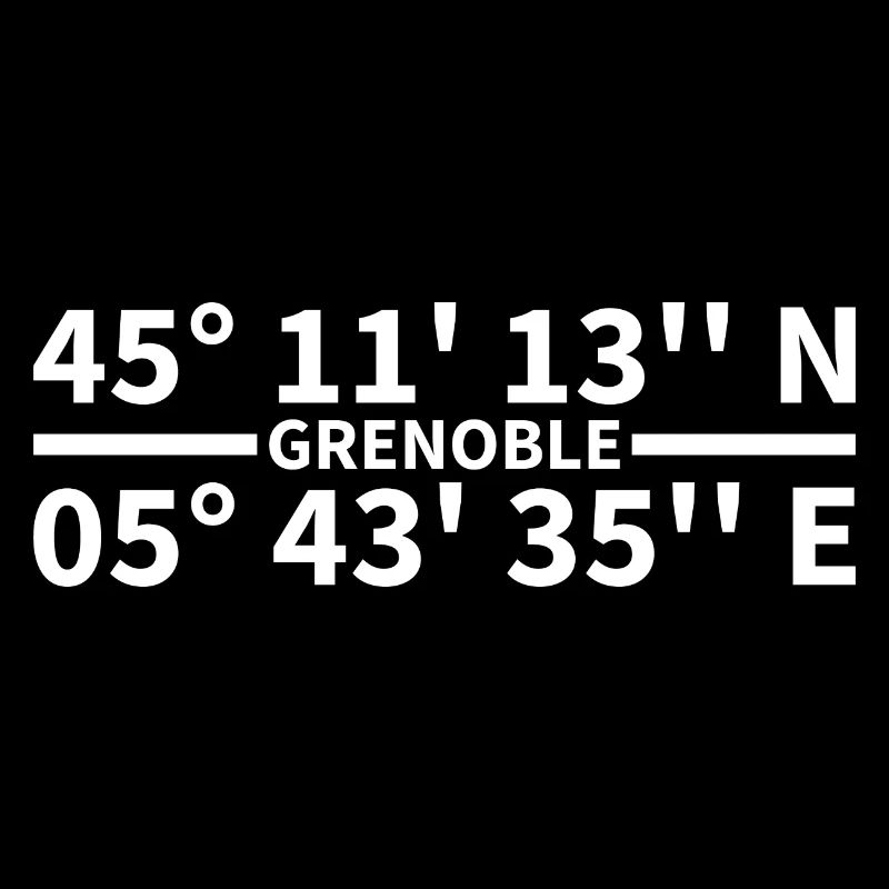 Coordonnées de Grenoble