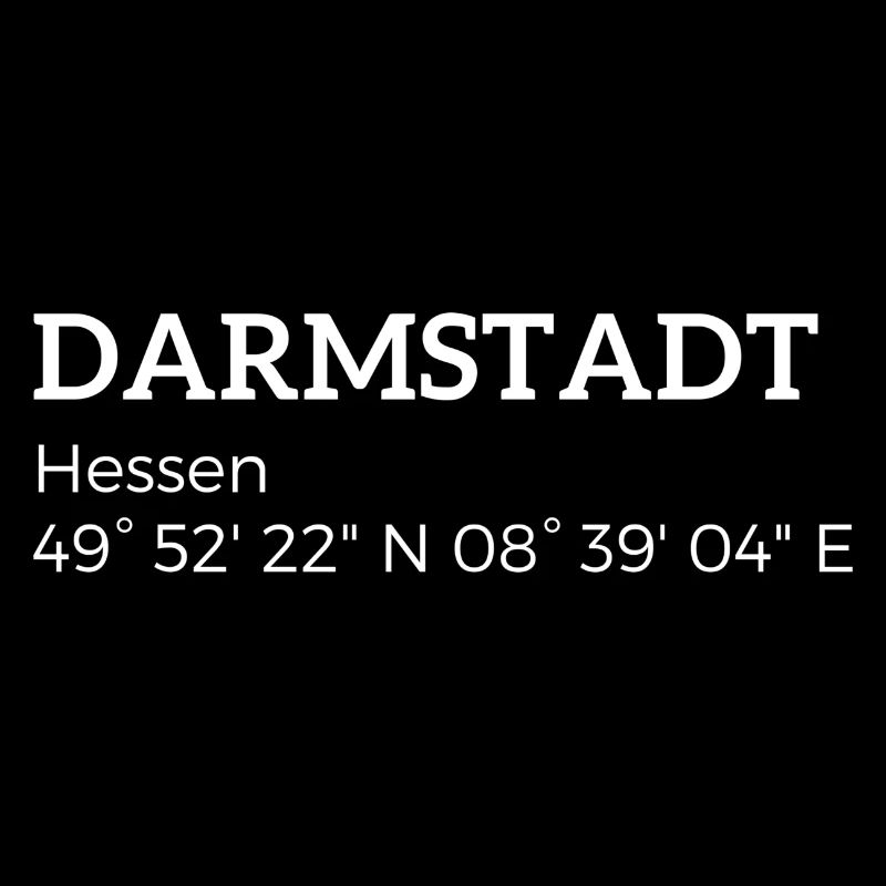 Darmstadt Hesse coordinates