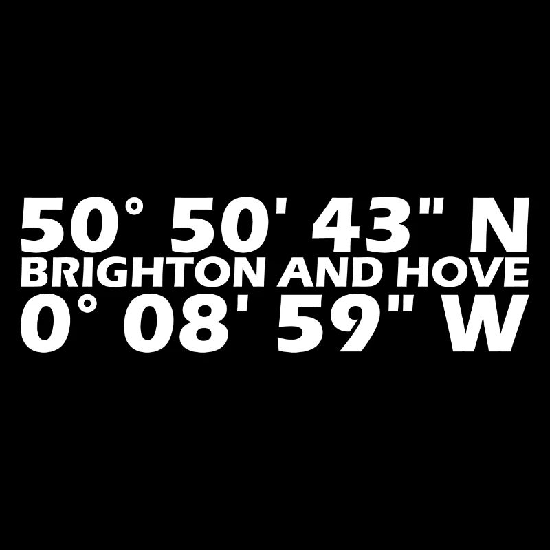 Brighton and Hove coordinates