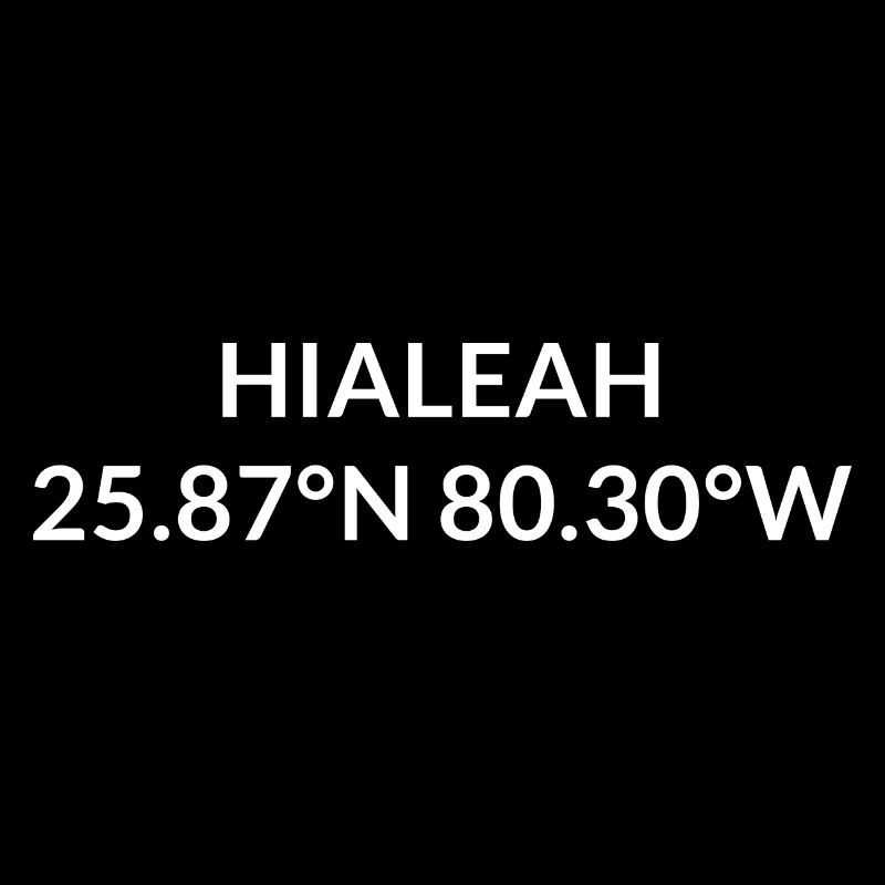 Hialeah, Florida, United States Coordinates