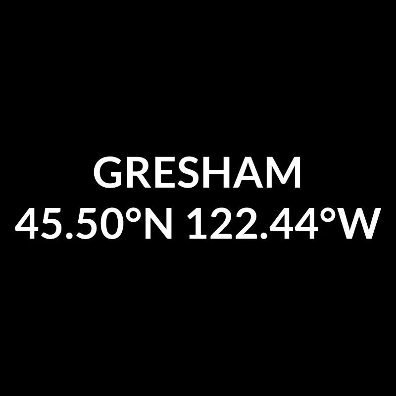 Gresham, Oregon, USA Coordinates
