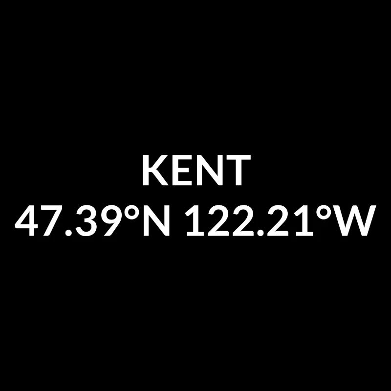 Coordonnées Kent Washington USA