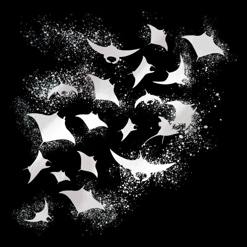 rayons, essaim de rayons, blanc, mer, graffiti, peinture,