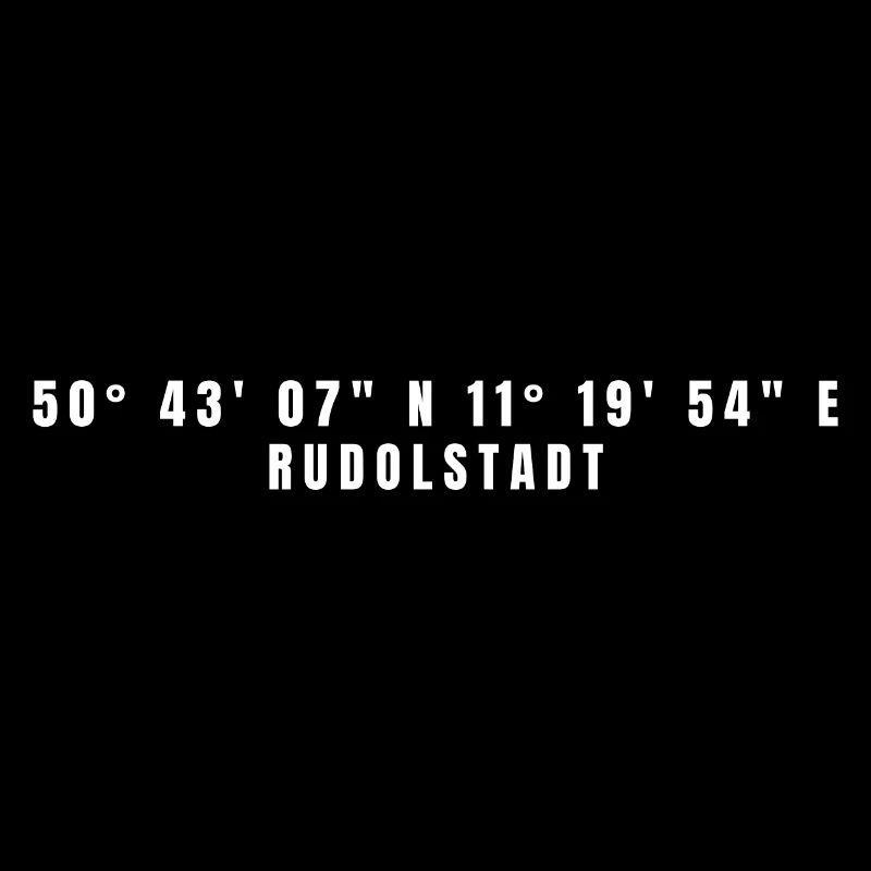 Rudolstadt, Thuringia Coordinates