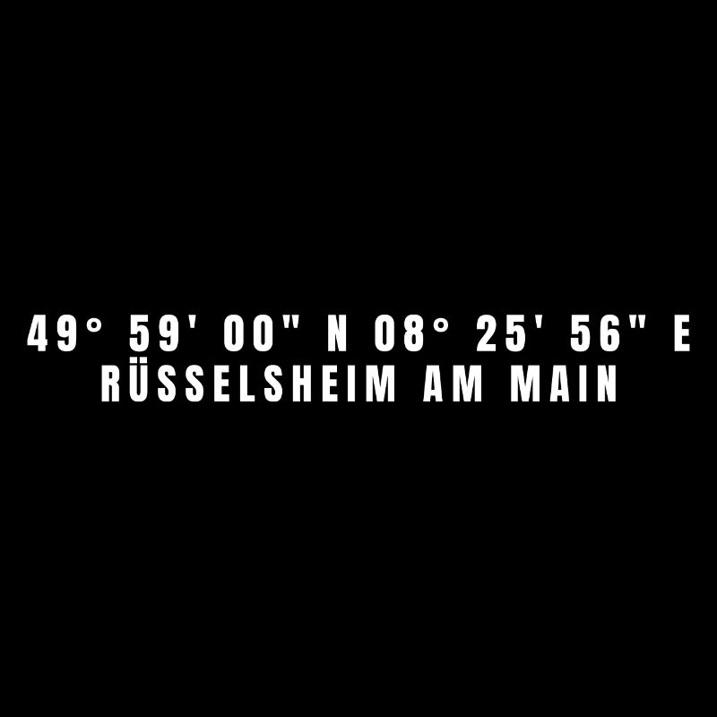Rüsselsheim am Main Hesse Coordinates