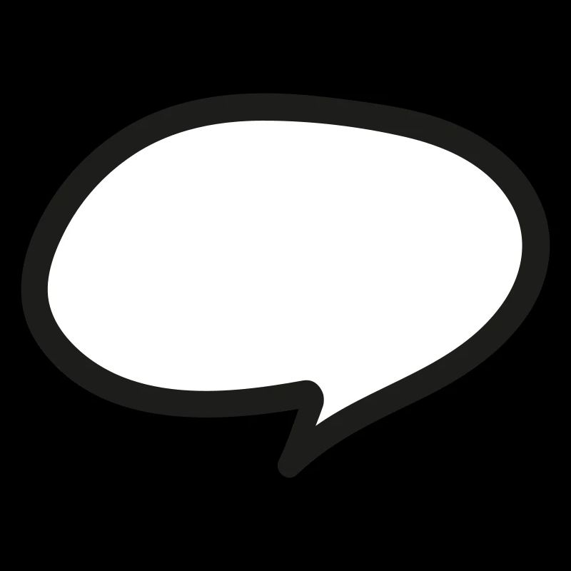 Speech Bubble Comic Drawing