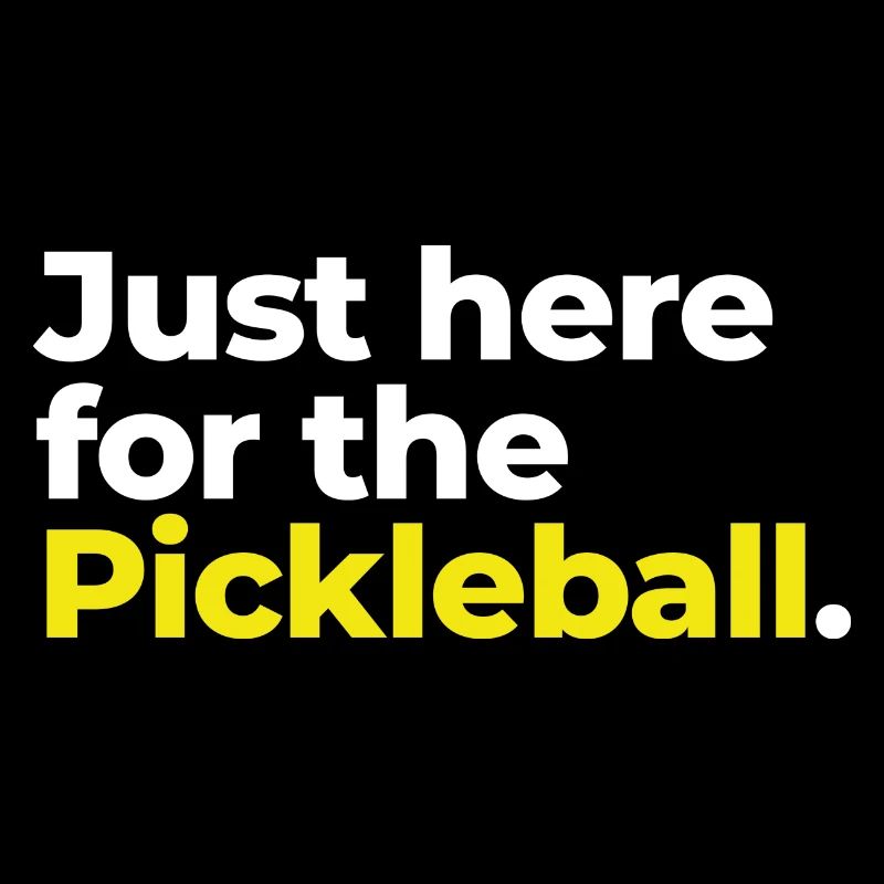 Pickelball Tee, Modern Minimalist