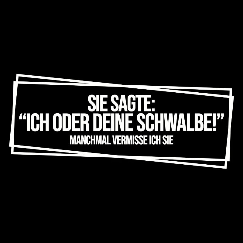 Lustiger Schwalbe Spruch Mofa Moped Geschenk