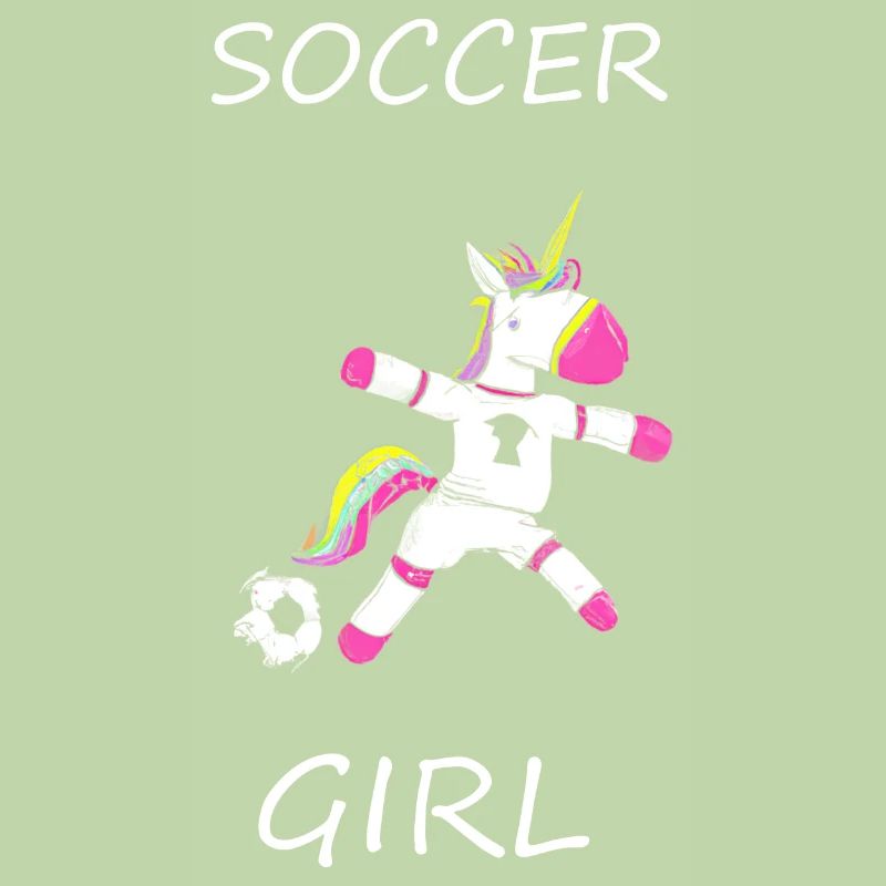 Fußball Einhorn Spruch Mädchen