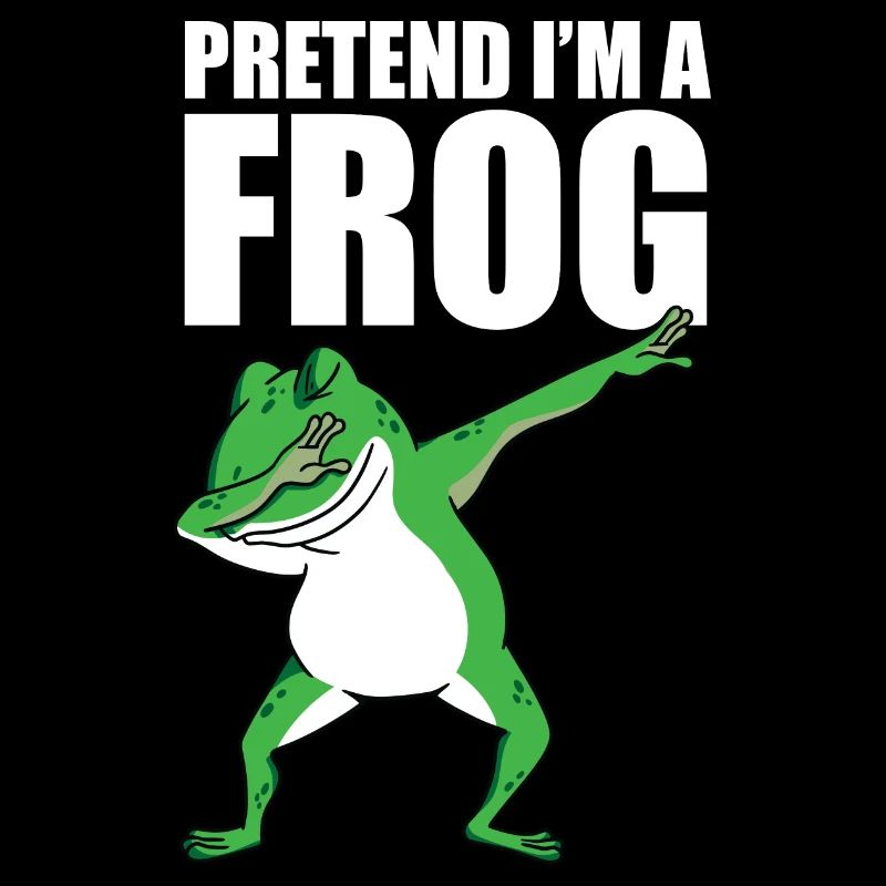 Amphibian Funny Pretend I'm A Frog Dabbing Toad