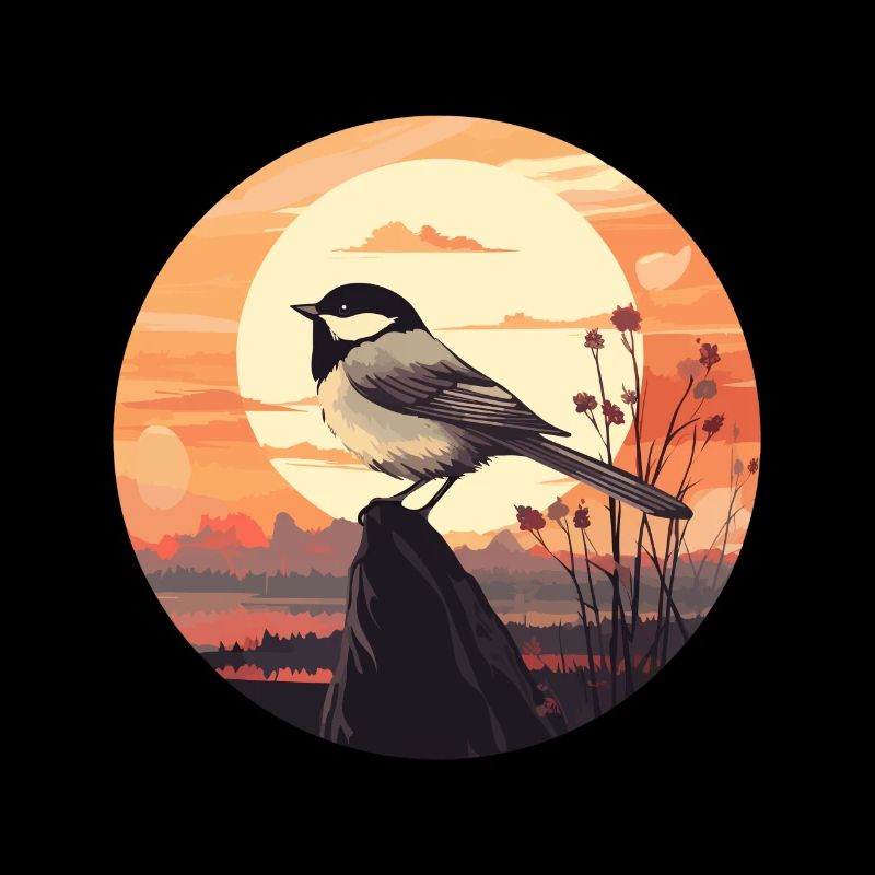 Chickadee bird