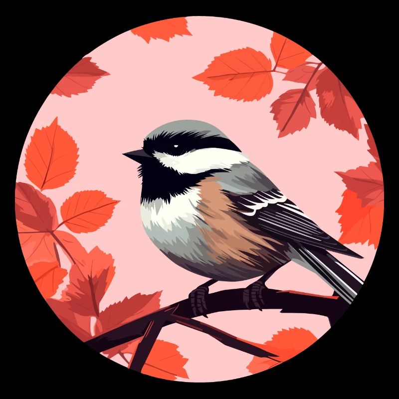 Chickadee bird