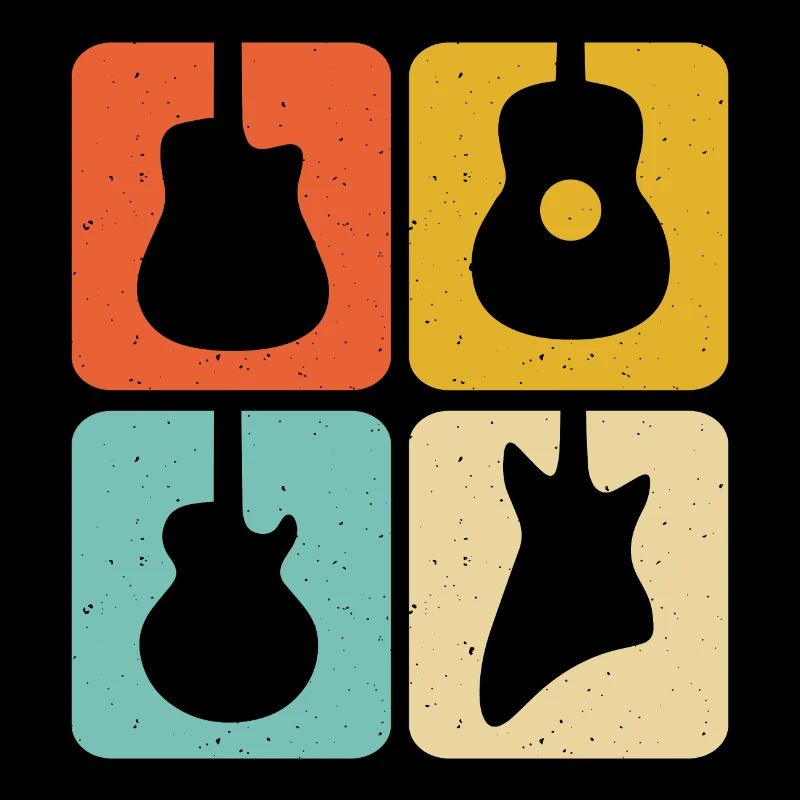 Médiator de Guitare vintage Cadeau de Guitariste