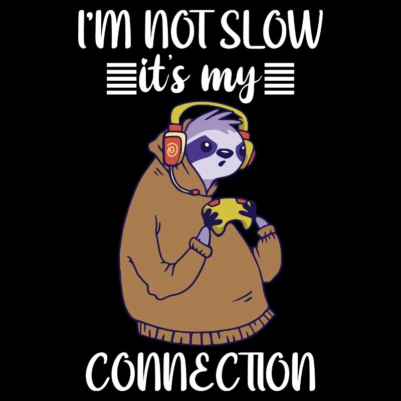 i m not slow it s my connection