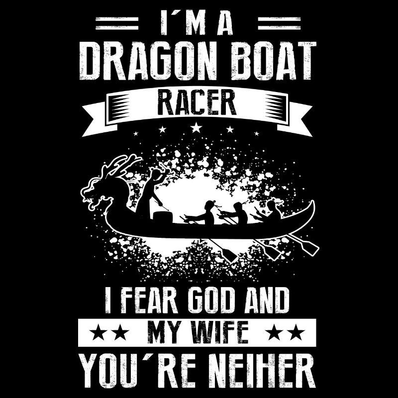 Drachenboot und Drachenboot Crew