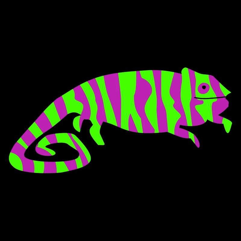 Caméléon dans les couleurs de votre choix