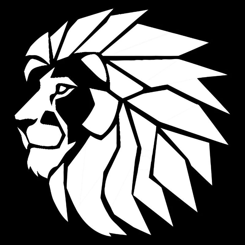 Majestic Lion Silhouette