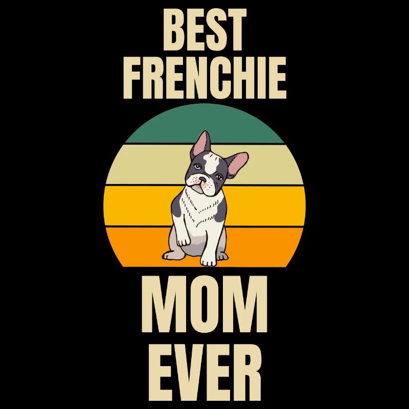 Retro Frenchie Mama