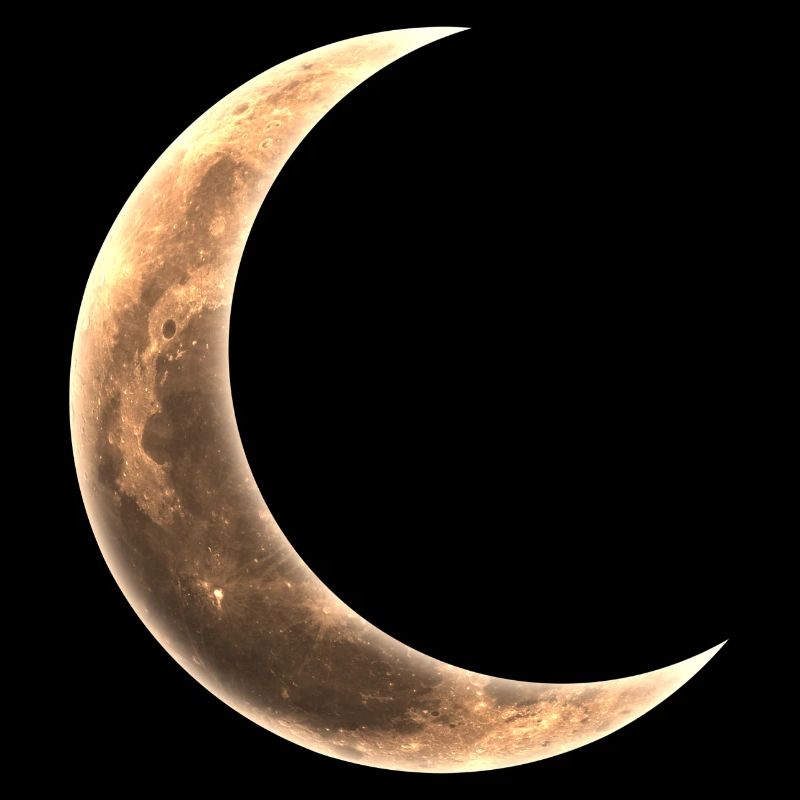 Moon Crescent Symbol Crescent Night Sky Phase