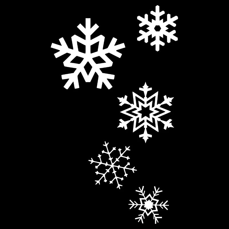 Schneeflocken Schnee Winter Eiskristalle