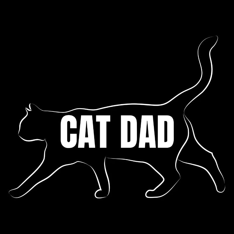Cat Dad - Cat Owner Cat Father Young Man