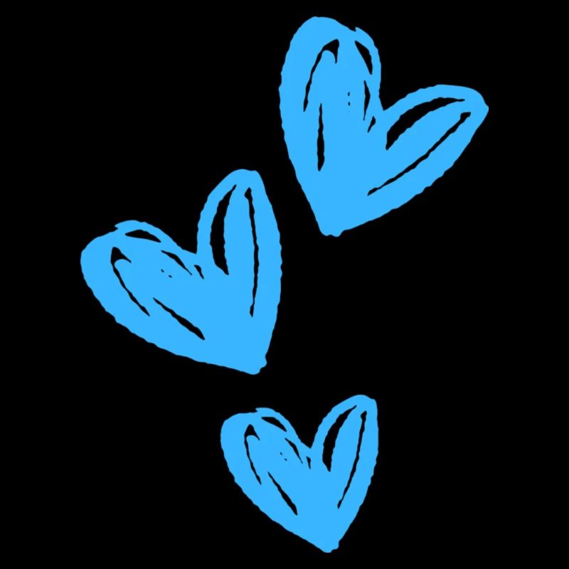 Hearts Blue Icon