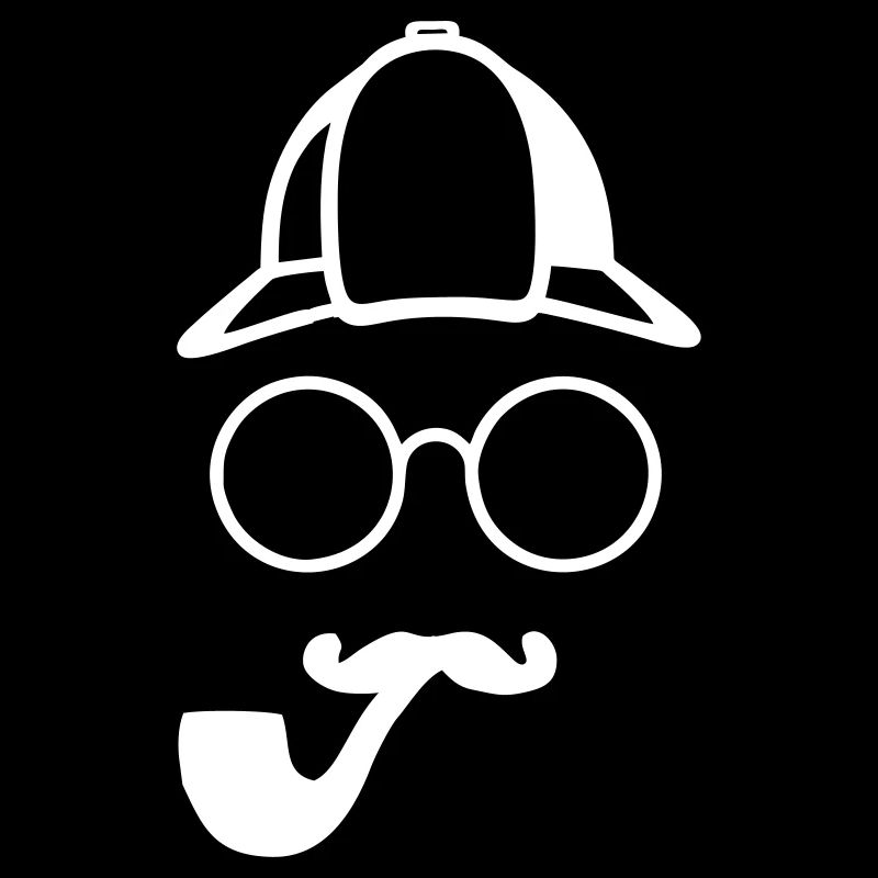 Détective Sherlock Minimaliste