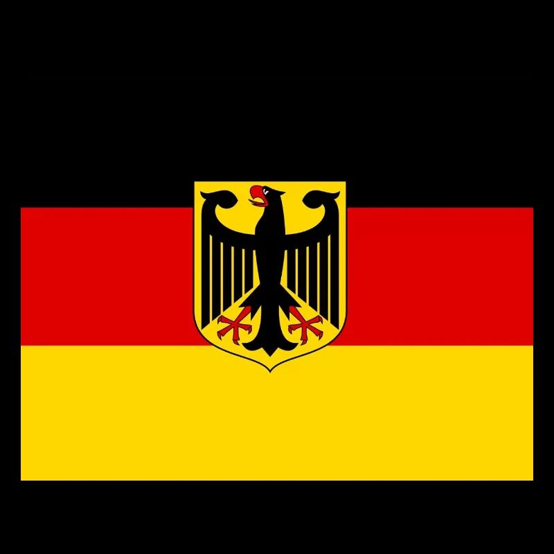 Germany flag with eagle