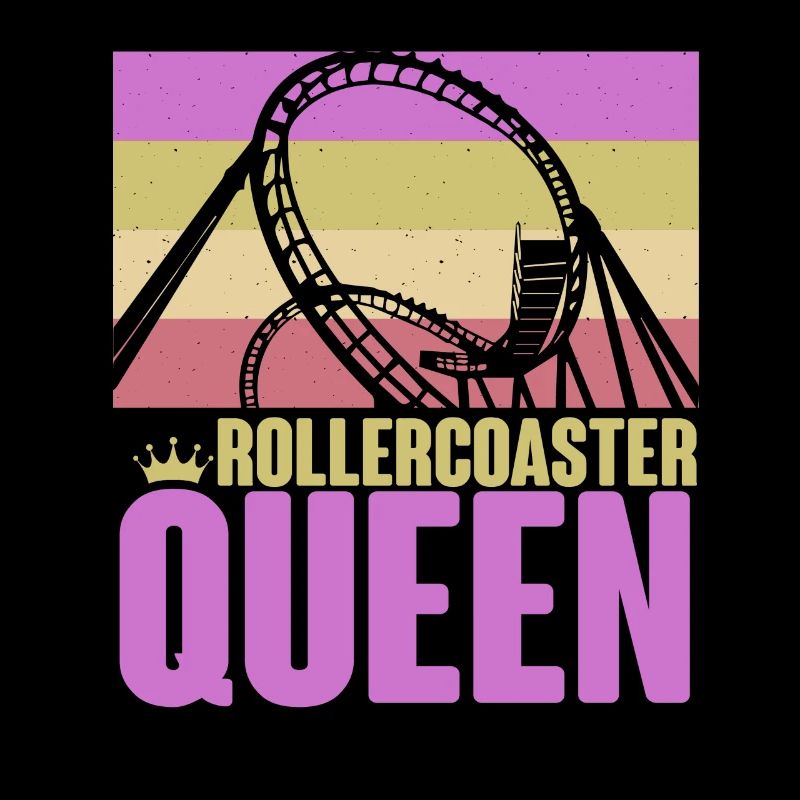 Rollercoaster Queen Roller Coaster pour Femmes Filles