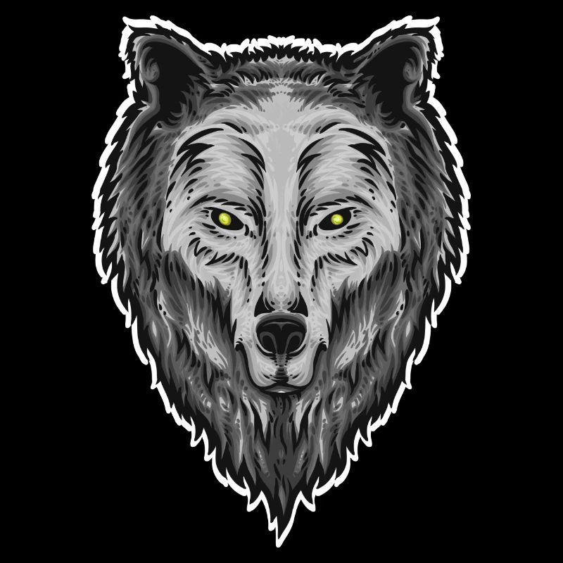 Wolf face
