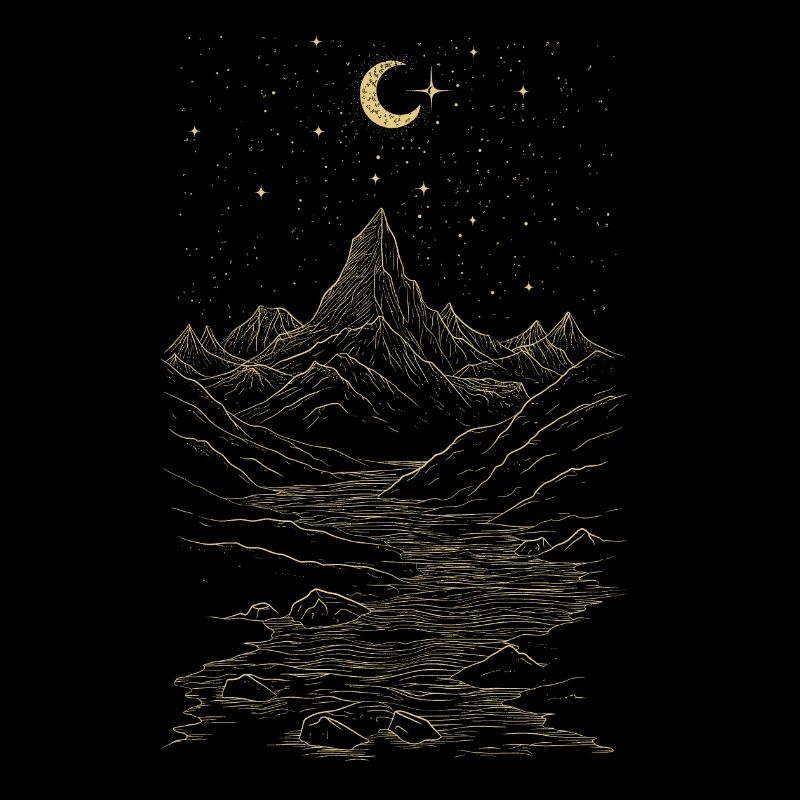 Clair de lune doré